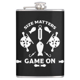 Wild Salmon Fishing Hip Flask