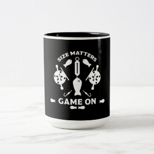 Wild Salmon Fishing Two-Tone Coffee Mug