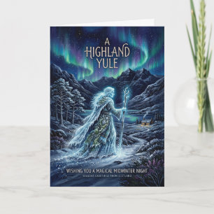 Wild Scottish Christmas Highland Card