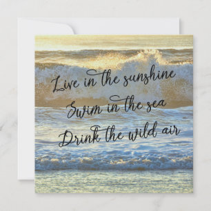 WILD SEA 5.25 x 5.25 card