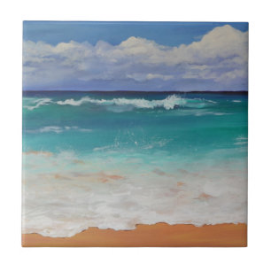 Wild Seascape Ceramic Tile