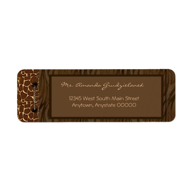 Wild Side Address Labels (Front)