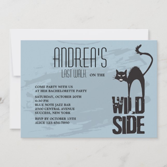 Wild Side Invitation (Front)