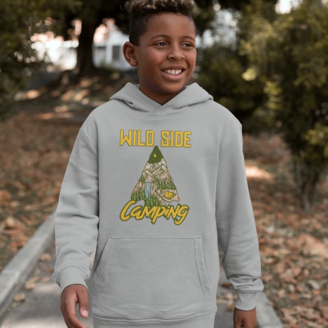 Wild Side Mountain Forest Tent Camping Hoodie (Creator Uploaded)