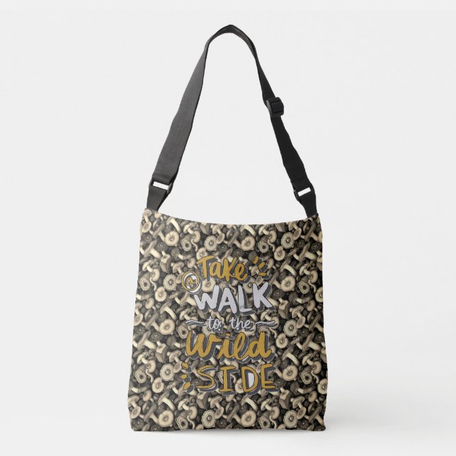 Wild Side Mushroom Crossbody Bag (Front)