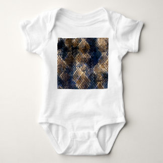 Wild Snakeskin Watercolor Seamless Design Baby Bodysuit
