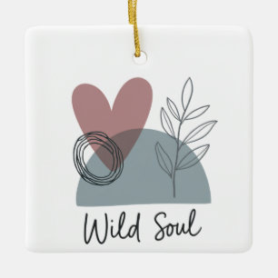 Wild Soul Ceramic Ornament