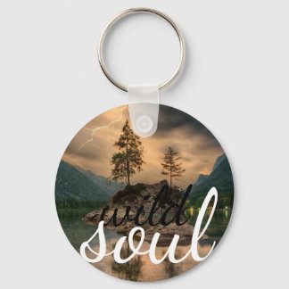 wild soul for Gypsies & nature lovers Key Ring