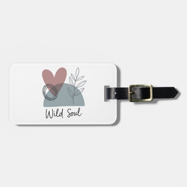Wild Soul  Luggage Tag (Front Horizontal)