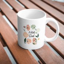 Wild Soul Modern Wildflowers Mug