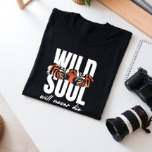Wild Soul Tiger Graphic Motivational Tee