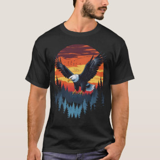Wild Spirit Eagle Sunset Tee
