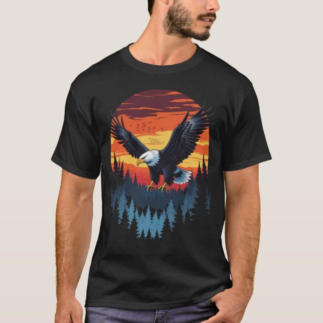 Wild Spirit Eagle Sunset Tee (Front)