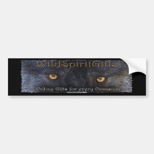WILD SPIRIT GIFTS GREY WOLF Bumper Sticker