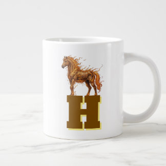 Wild Spirit Stampede – Majestic Running Horses Art Large Coffee Mug