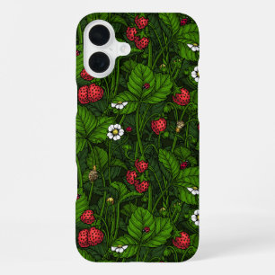 Wild strawberries iPhone 16 plus case