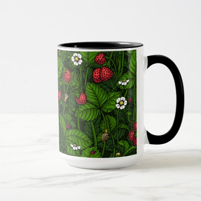 Wild strawberries mug (Right)