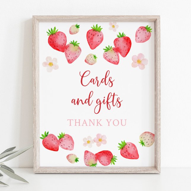 Wild Strawberry Cards and Gifts Birthday Sign (Creator Uploaded)