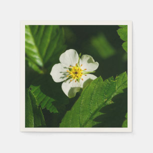 Wild Strawberry Flower Napkin