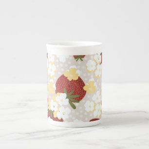 Wild Strawberry Flower Tall Mug