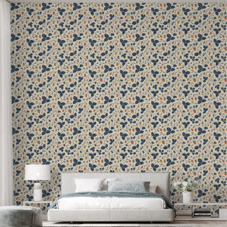 Wild Strawberry Ledger Vintage Botanicals Wallpaper