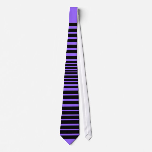 Wild Stripe Tie (Purple Zebra) (Front)