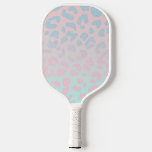 Wild Style Rally — Pastel Leopard Pickleball Paddle