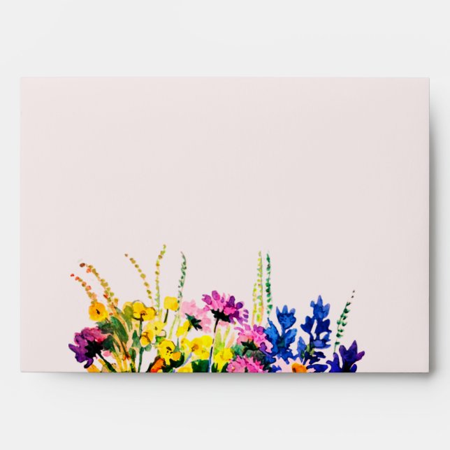 Wild summer flowers envelope (Front)