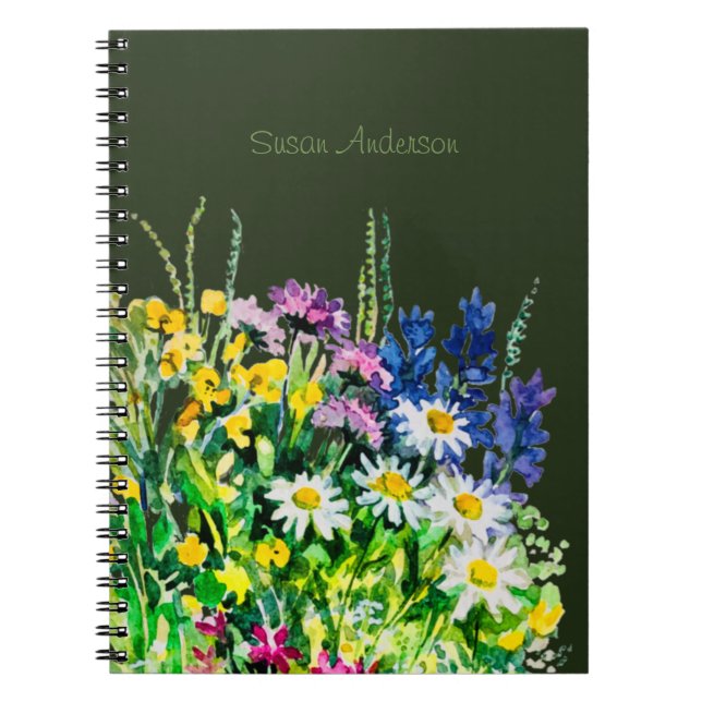 Wild summer flowers notebook (Front)