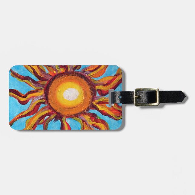 Wild Sun Luggage Tag (Front Horizontal)