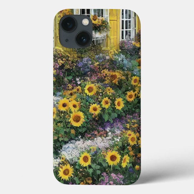 Wild Sunflower English Garden Case-Mate iPhone Case (Back)