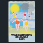 WILD SWIMMING CALENDAR 2025<br><div class="desc">An original, fun, fully illustrated Wild Swimming Calendar for 2025. The perfect gift for anyone who loves cold water dips or long summer swims. This calendar captures the fun to be had when swimming in the sea, we're all a bit nuts about how good it feels and how those mindful...</div>