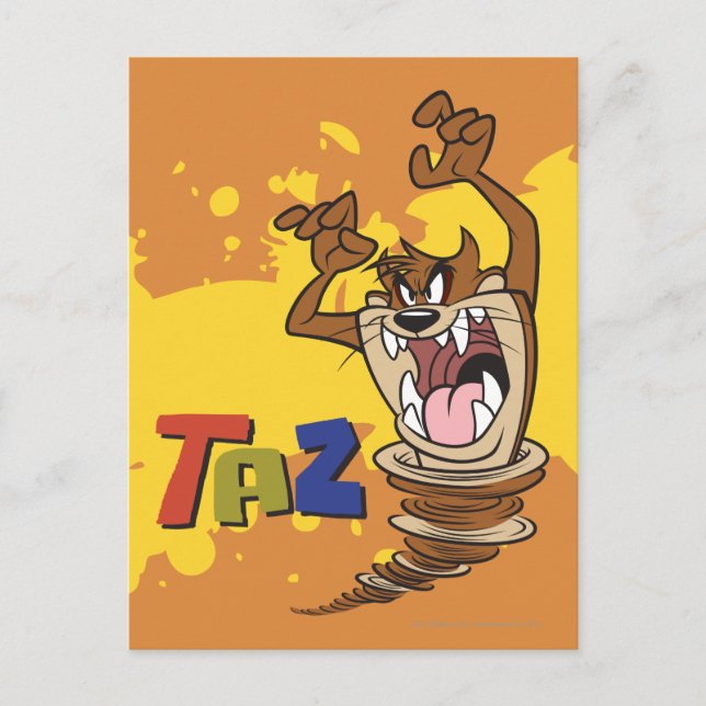 Wild TAZ™ Postcard (Front)