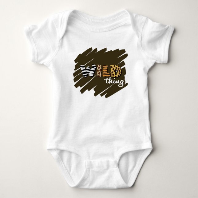 Wild Thing Baby Bodysuit (Front)