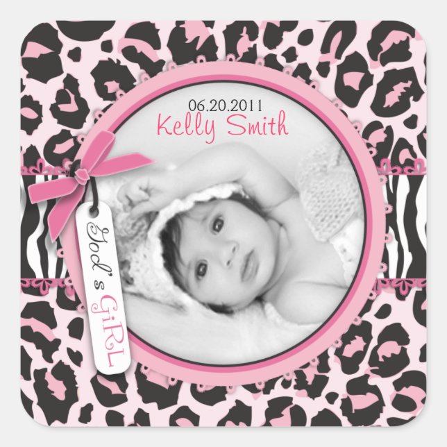 Wild Thing Baptism Sticker A (Front)