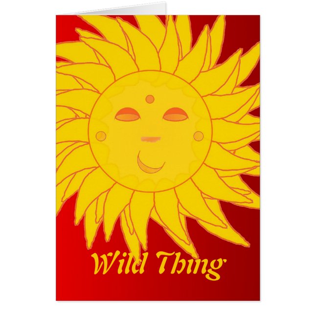 Wild Thing Card (Front)