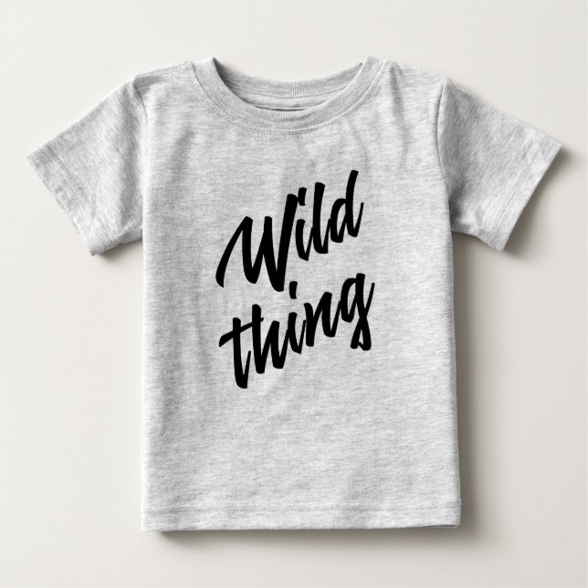 WILD THING for kids Baby T-Shirt (Front)
