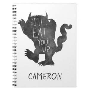 Wild Thing I'll Eat You Up Add Your Name Notebook
