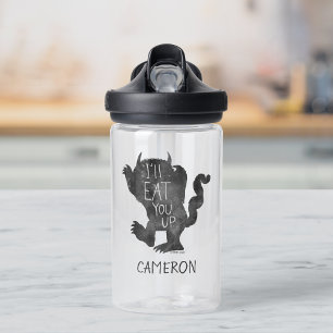 Wild Thing I'll Eat You Up Add Your Name Water Bottle