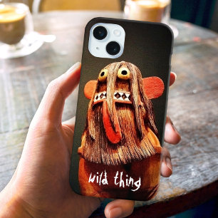 Wild Thing Kachina Doll Face Photo Fun Cute iPhone Case