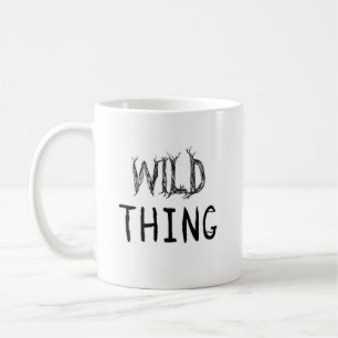 Wild Thing With Root Letter Coffee Mug