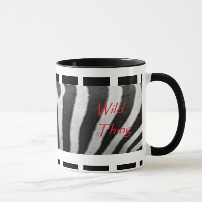 Wild Thing Zebra Mug (Right)