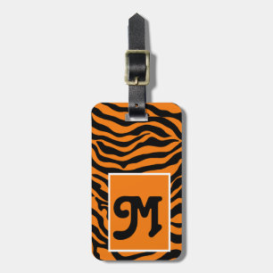 Wild Thing Zebra Print Personalised Luggage TagFun Tag