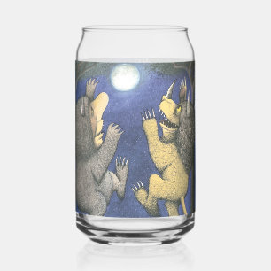 Wild Things and Max Dancing in Moonlight Can Glass