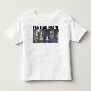 Wild Things and Max Dancing in Moonlight Toddler T-Shirt