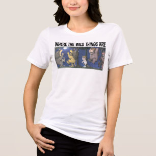 Wild Things and Max Dancing in Moonlight Tri-Blend Shirt