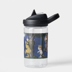 Wild Things and Max Dancing in Moonlight Water Bottle