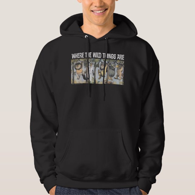 Wild Things and Max Swinging From Trees Hoodie (Front)
