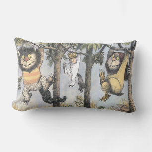 Wild Things and Max Swinging From Trees Lumbar Cushion