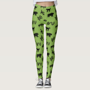 Wild Things Black Leggings